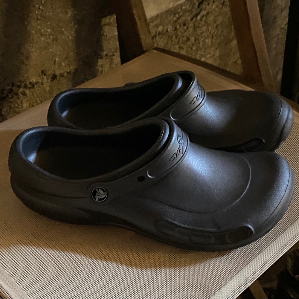 CROCS Men's Black Slip-On Loafers